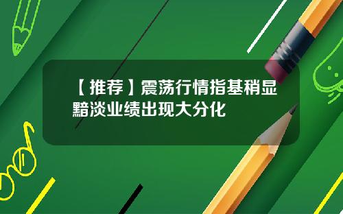 【推荐】震荡行情指基稍显黯淡业绩出现大分化