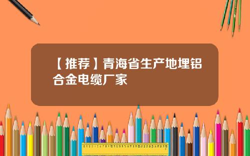 【推荐】青海省生产地埋铝合金电缆厂家