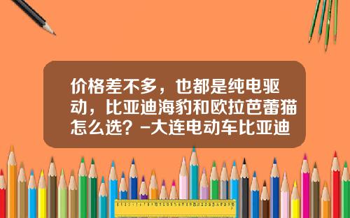 价格差不多，也都是纯电驱动，比亚迪海豹和欧拉芭蕾猫怎么选？-大连电动车比亚迪多少钱【新闻】.
