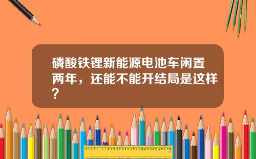 磷酸铁锂新能源电池车闲置两年，还能不能开结局是这样？