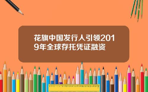 花旗中国发行人引领2019年全球存托凭证融资