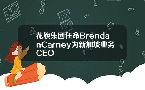 花旗集团任命BrendanCarney为新加坡业务CEO