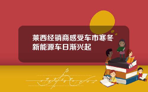 莱西经销商感受车市寒冬 新能源车日渐兴起