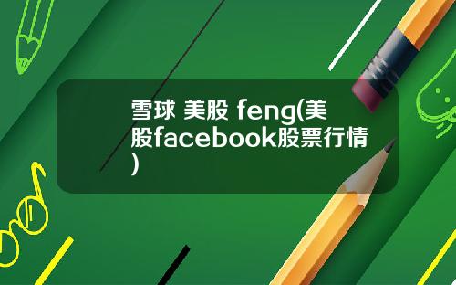 雪球 美股 feng(美股facebook股票行情)