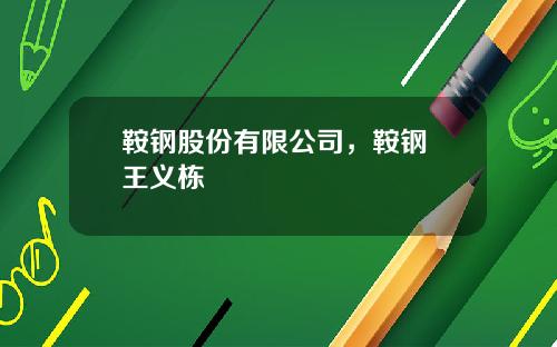 鞍钢股份有限公司，鞍钢 王义栋