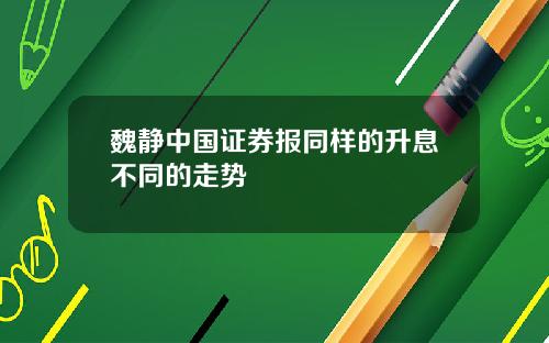 魏静中国证券报同样的升息不同的走势