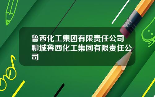 鲁西化工集团有限责任公司聊城鲁西化工集团有限责任公司