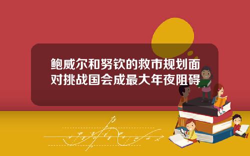鲍威尔和努钦的救市规划面对挑战国会成最大年夜阻碍