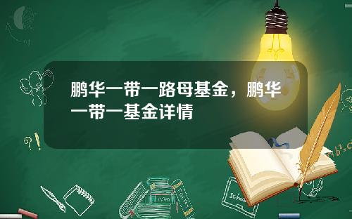 鹏华一带一路母基金，鹏华一带一基金详情