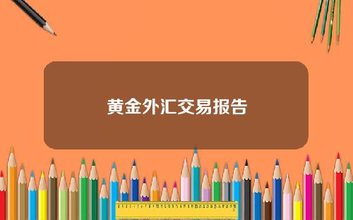 黄金外汇交易报告
