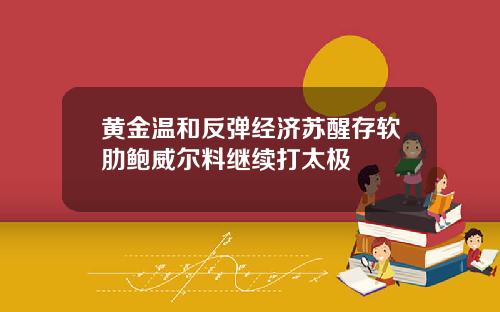 黄金温和反弹经济苏醒存软肋鲍威尔料继续打太极