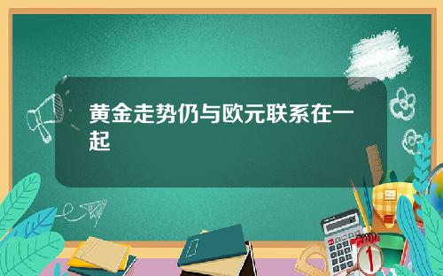 黄金走势仍与欧元联系在一起