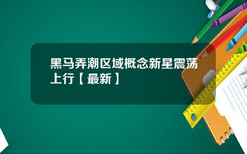 黑马弄潮区域概念新星震荡上行【最新】