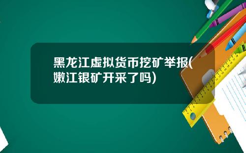 黑龙江虚拟货币挖矿举报(嫩江银矿开采了吗)