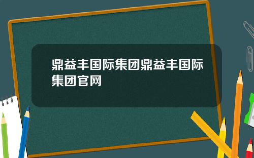 鼎益丰国际集团鼎益丰国际集团官网