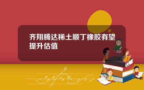 齐翔腾达稀土顺丁橡胶有望提升估值