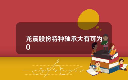 龙溪股份特种轴承大有可为0
