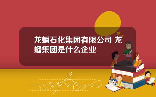 龙蟠石化集团有限公司 龙蟠集团是什么企业