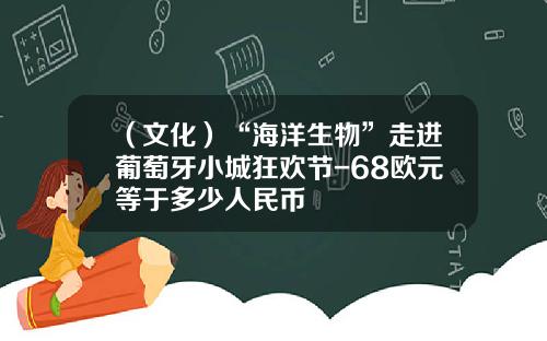 （文化）“海洋生物”走进葡萄牙小城狂欢节-68欧元等于多少人民币