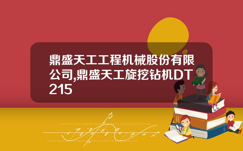 鼎盛天工工程机械股份有限公司,鼎盛天工旋挖钻机DT215